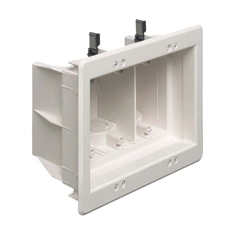 electrical recessed wall boxes|recessed outlet box for range.